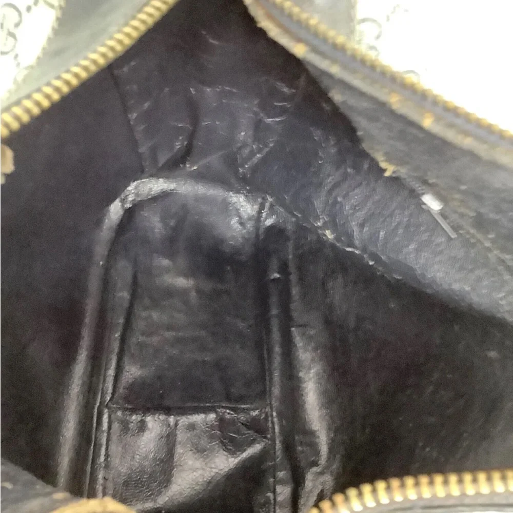 Gucci Black and Cream Shoulder Bag - Picture 10 of 11